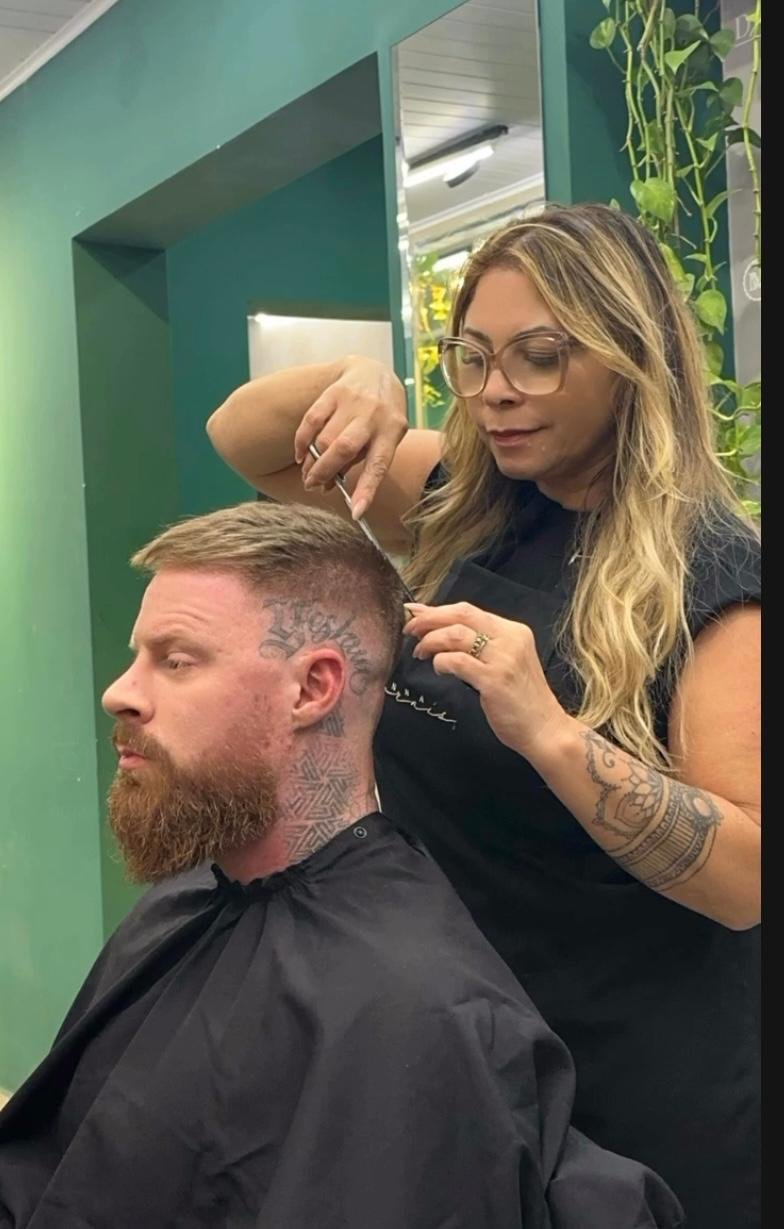 Transformação de cliente - Visagismo Humanizado